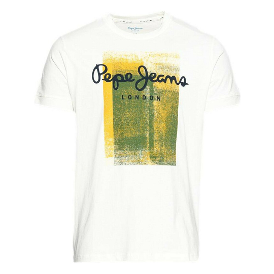 Pepe Jeans - T-shirts - Vit - Herr - Storlek: S