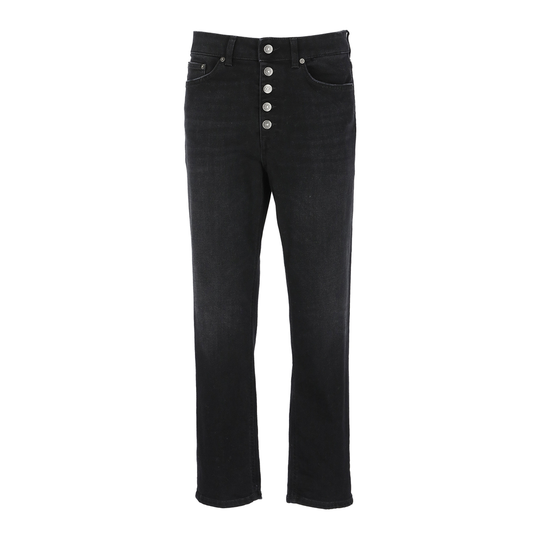 Dondup - Boyfriend Jeans - Svart - Dam - Storlek: W26,W25,W24,W29