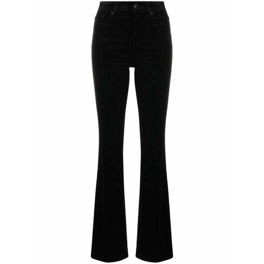 7 For All Mankind - Flare Jeans - Svart - Dam - Storlek: W27,W28,W26,W24,W30,W25