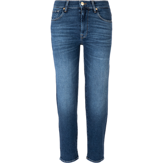 7 For All Mankind - Skinny Jeans - Blå - Dam - Storlek: W26,W28,W27,W29,W25