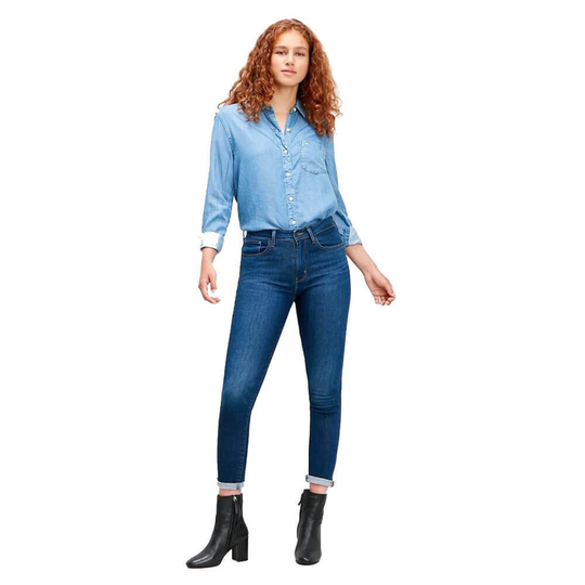 Levi's - Skinny Jeans - Blå - Dam - Storlek: W26 L30