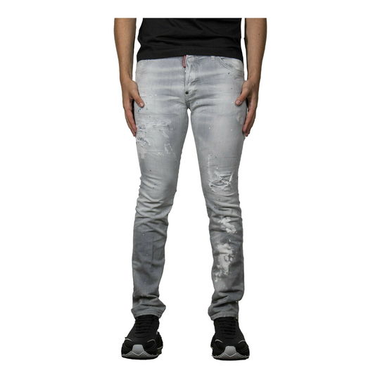 Dsquared2 - Jeans - Grå - Herr - Storlek: Xl,L,M,S,3Xl