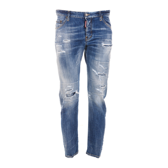 Dsquared2 - Skinny Jeans - Blå - Herr - Storlek: Xl,L