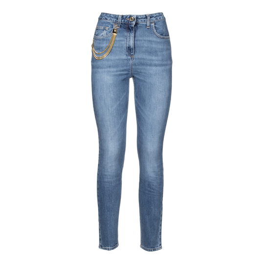 Elisabetta Franchi - Skinny Jeans - Blå - Dam - Storlek: W28,W27,W29,W30,W26