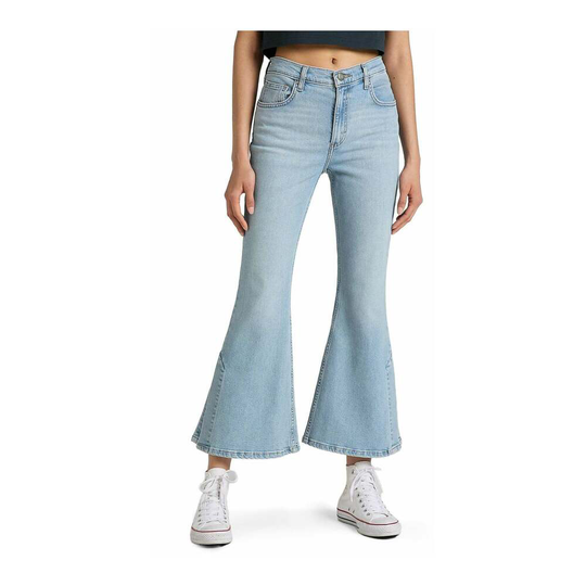 Lee - Boyfriend Jeans - Blå - Dam - Storlek: W32 L31,W31 L31,W29 L31,W27 L31,W30 L31,W28 L31,W26 L31,W25 L31