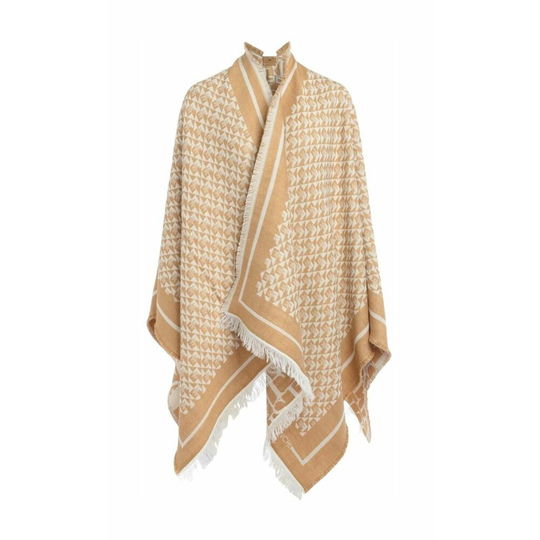 Elisabetta Franchi - Capes och Ponchos - Gul - Dam - Storlek: ONE Size
