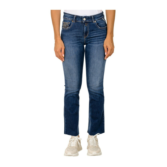 Replay - Flare Jeans - Blå - Dam - Storlek: W26,W29,W24,W30,W31,W32,W28,W25