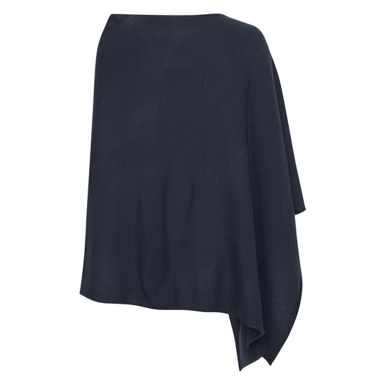 Part Two - Capes och Ponchos - Blå - Dam - Storlek: ONE Size