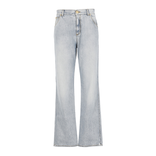 Balmain - Flare Jeans - Blå - Dam - Storlek: L,M,S,Xs