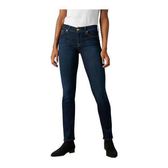 7 For All Mankind - Skinny Jeans - Blå - Dam - Storlek: W25,W27,W28