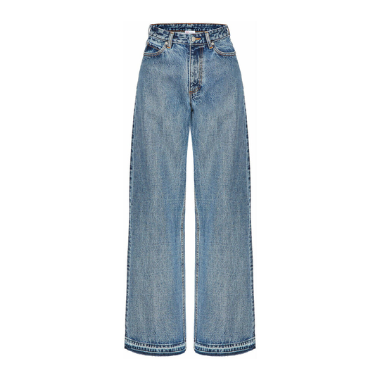 RED Valentino - Boyfriend Jeans - Blå - Dam - Storlek: S