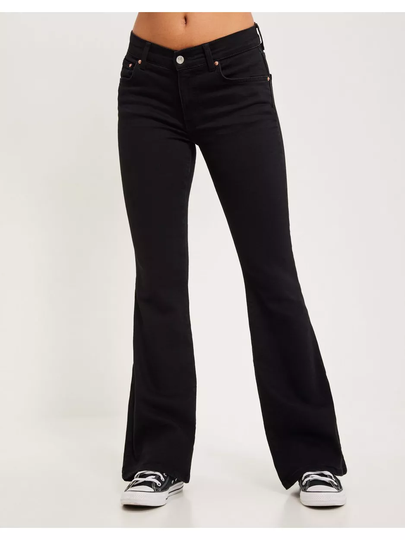 Gina Tricot Low waist bootcut jeans Bootcut jeans Black