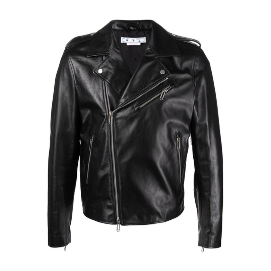 Off White - Skinnjackor - Svart - Herr - Storlek: M