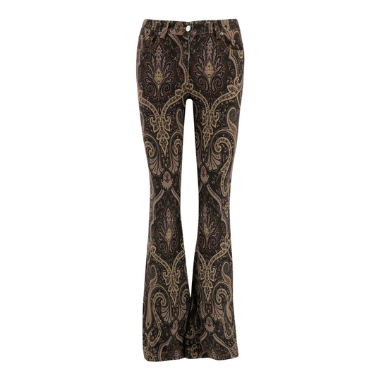 Etro - Flare Jeans - Brun - Dam - Storlek: W27,W29,W26,W28