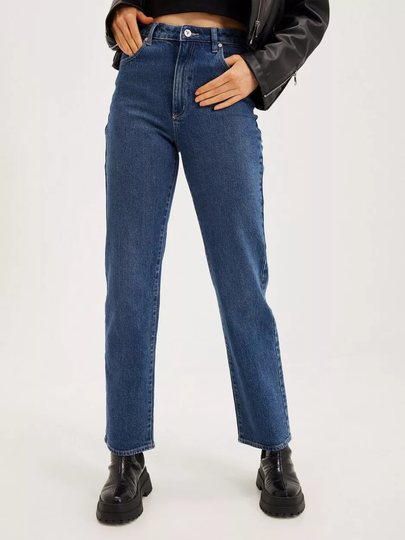 Abrand Jeans - High waisted jeans - Indigo - A 94 High Straight - Jeans