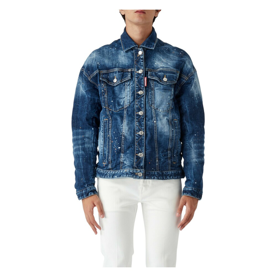 Dsquared2 - Jeansjackor - Blå - Herr - Storlek: L,M