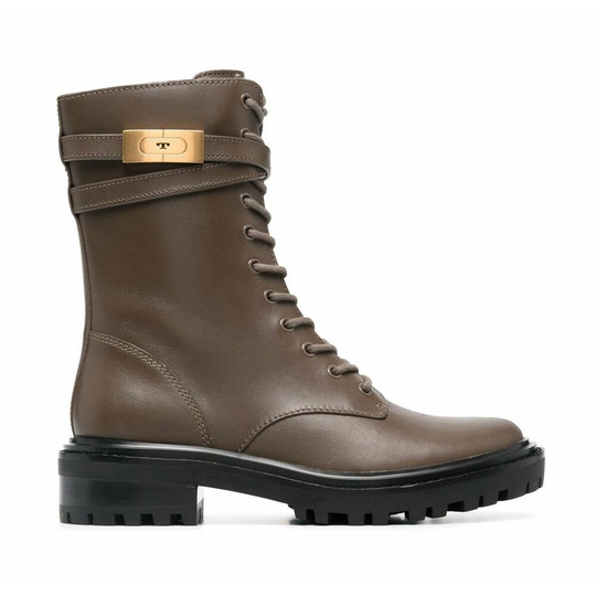 Tory Burch - Boots - Grön - Dam - Storlek: 40 EU