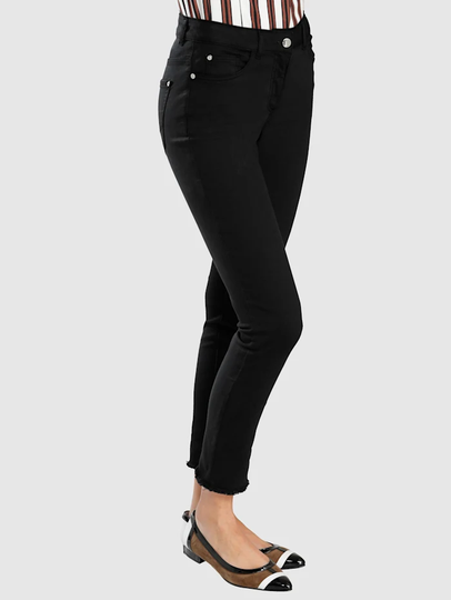Jeans i 5-ficksmodell Alba Moda Svart