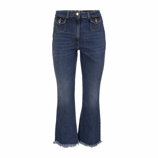 Elisabetta Franchi - Flare Jeans - Blå - Dam - Storlek: W29,W26,W25,W30,W28