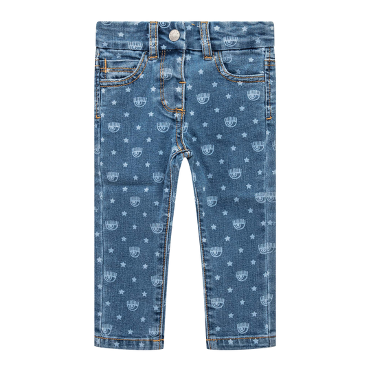 Chiara Ferragni Collection - Jeans - Blå - Pojke - Storlek: 80 Cm,98 Cm,92 CM