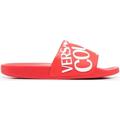 Skor Versace Jeans Couture poppy rosso leisure open slippers