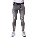 Jeans Project X Paris Jeans skinny effet usé et délavé