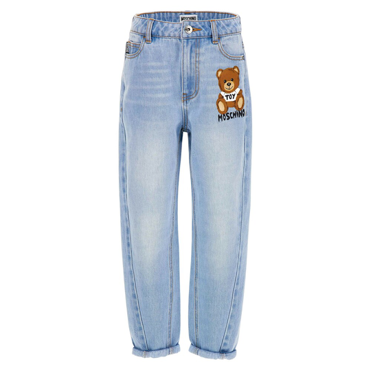 Moschino - Jeans - Blå - Flicka - Storlek: 110 Cm,128 Cm,152 Cm,116 CM