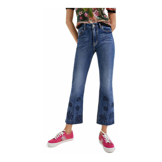 Desigual - Boyfriend Jeans - Blå - Dam - Storlek: L,S,Xs