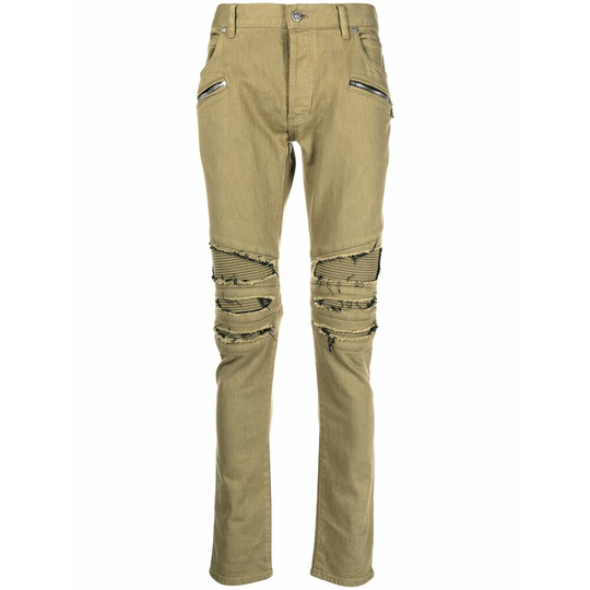 Balmain - Jeans - Grön - Herr - Storlek: W32,W31,W33,W36