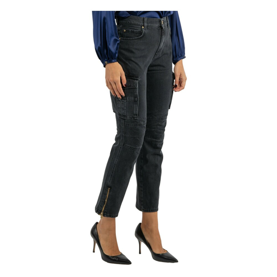 Pinko - Skinny Jeans - Grå - Dam - Storlek: W30,W29,W27,W26