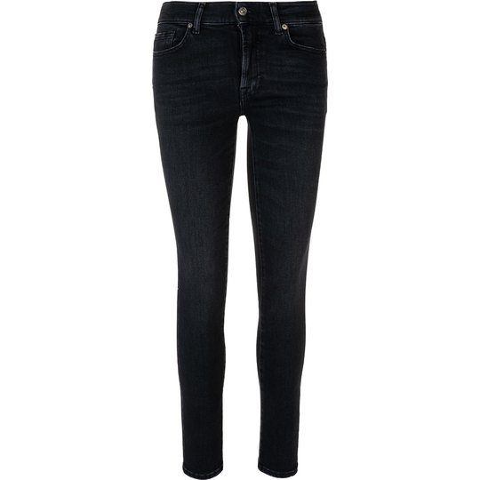 7 For All Mankind - Skinny Jeans - Svart - Dam - Storlek: W32,W26,W29,W27,W28,W25