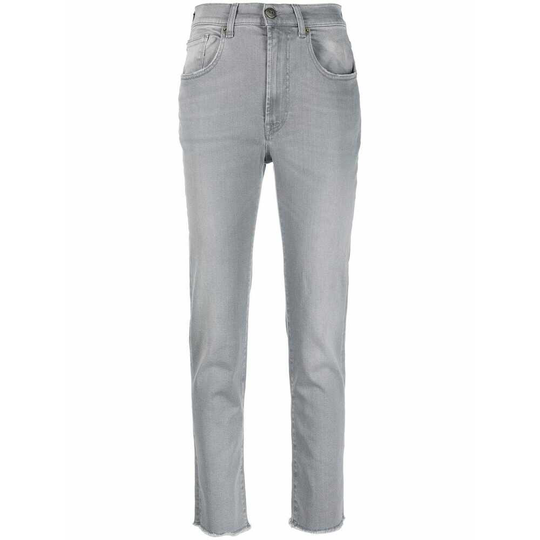 Twinset - Skinny Jeans - Grå - Dam - Storlek: W30,W25,W32,W31,W26,W27