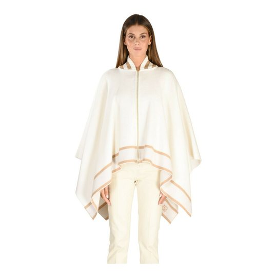 Herno - Capes och Ponchos - Vit - Dam - Storlek: ONE Size