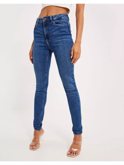 Noisy May Nmcallie Chic Hw Jeans VI072DB Bg N Skinny jeans Dark Blue Denim