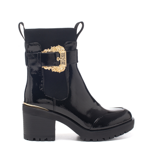 Versace Jeans Couture - Boots - Svart - Dam - Storlek: 39 Eu,41 Eu,38 Eu,36 Eu,40 Eu,37 EU