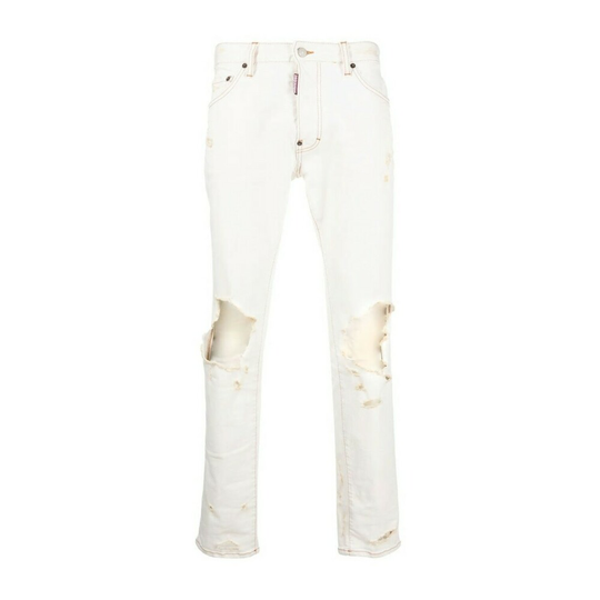 Dsquared2 - Jeans - Vit - Herr - Storlek: Xl,L,M,S