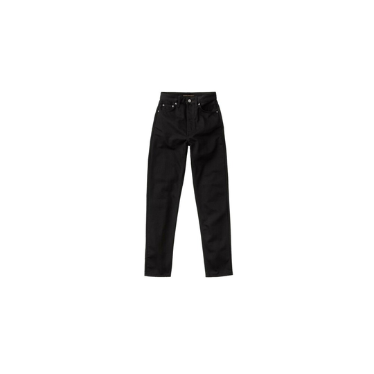Nudie Jeans - Straight - Svart - Dam - Storlek: W29,W26,W25,W30,W28,W27