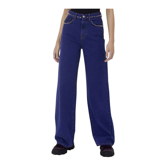 Silvian Heach - Boyfriend Jeans - Lila - Dam - Storlek: W31,W30,W28,W34,W24,W29,W26,W25,W27