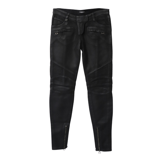 Balmain - Skinny Jeans - Svart - Dam - Storlek: S