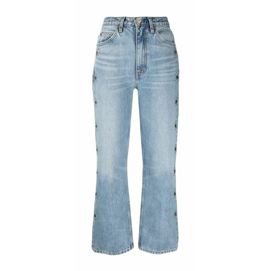 Re/Done - Flare Jeans - Blå - Dam - Storlek: W24,W26,W25,W27