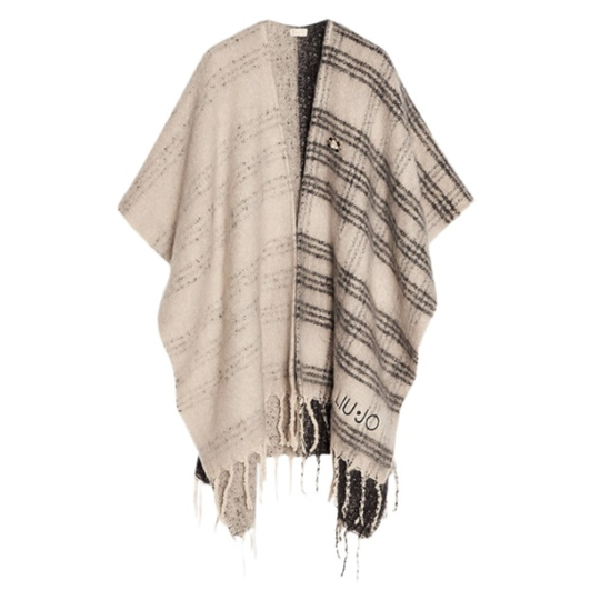 Liu Jo - Capes och Ponchos - Grå - Dam - Storlek: ONE Size