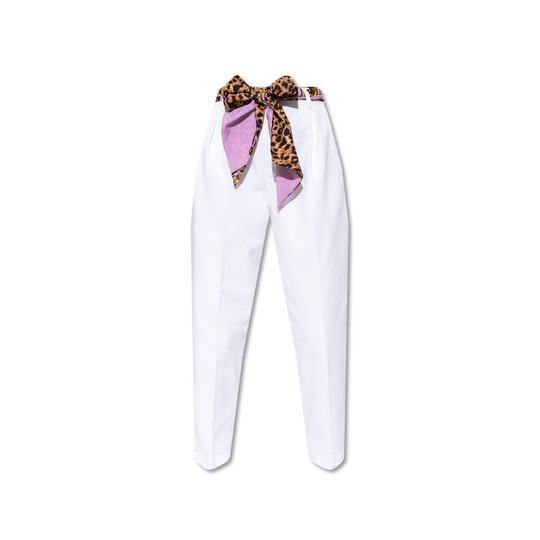 Versace Jeans Couture - Byxor - Vit - Dam - Storlek: W28
