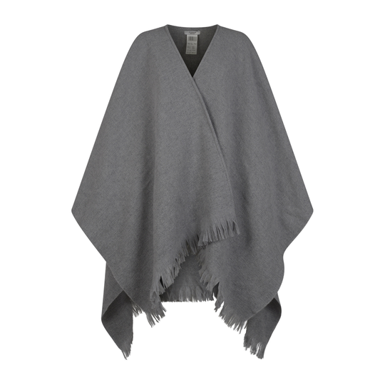 Peserico - Capes och Ponchos - Grå - Dam - Storlek: ONE Size