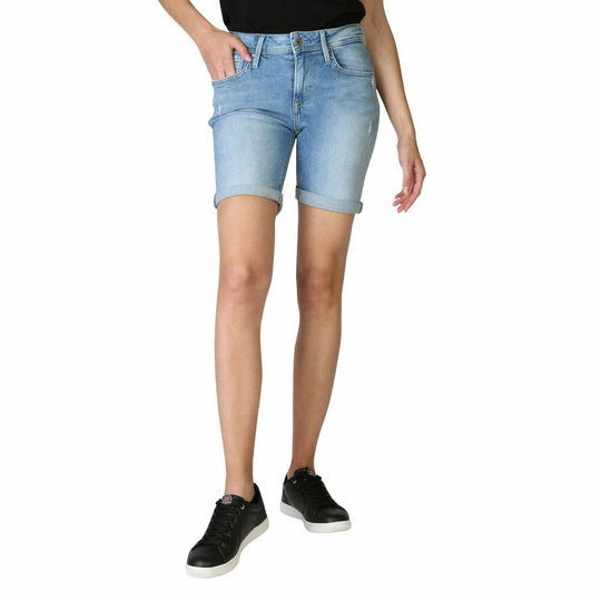 Pepe Jeans - Shorts - Blå - Dam - Storlek: W31,W30,W29,W26,W27,W28,W25