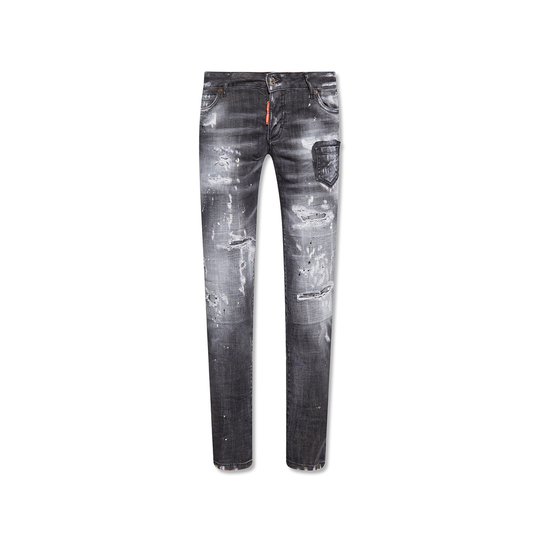 Dsquared2 - Skinny Jeans - Grå - Dam - Storlek: 3XS