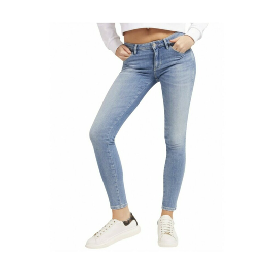 Guess - Skinny Jeans - Blå - Dam - Storlek: W31 L30,W28 L30,W32 L30