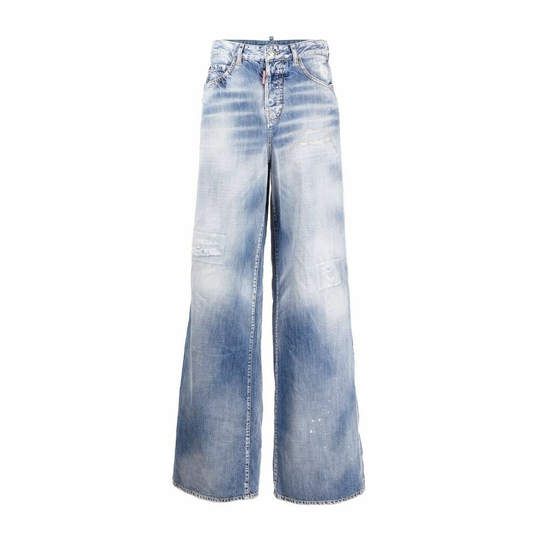 Dsquared2 - Boyfriend Jeans - Blå - Dam - Storlek: Xs,3Xs,2Xs