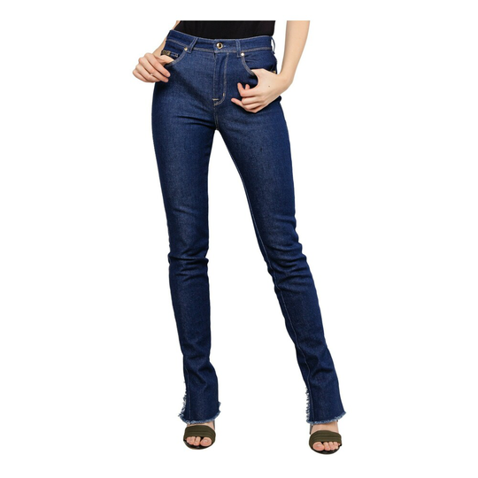 Versace Jeans Couture - Skinny Jeans - Blå - Dam - Storlek: W26,W28