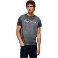 T-shirts med korta ärmar Pepe jeans CAMISETA MANGA CORTA DESGASTADA GRIS PM508275