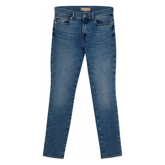 7 For All Mankind - Skinny Jeans - Blå - Dam - Storlek: W28,W26,W25